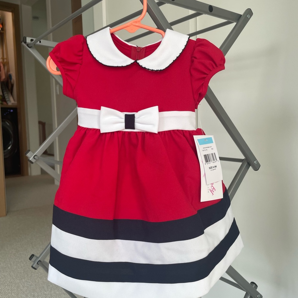 Beautiful dress - for Christmas or 4th of July!